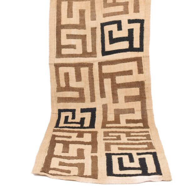 Textile - Cloth - Shoowa-Kuba - DR Congo 330 cm