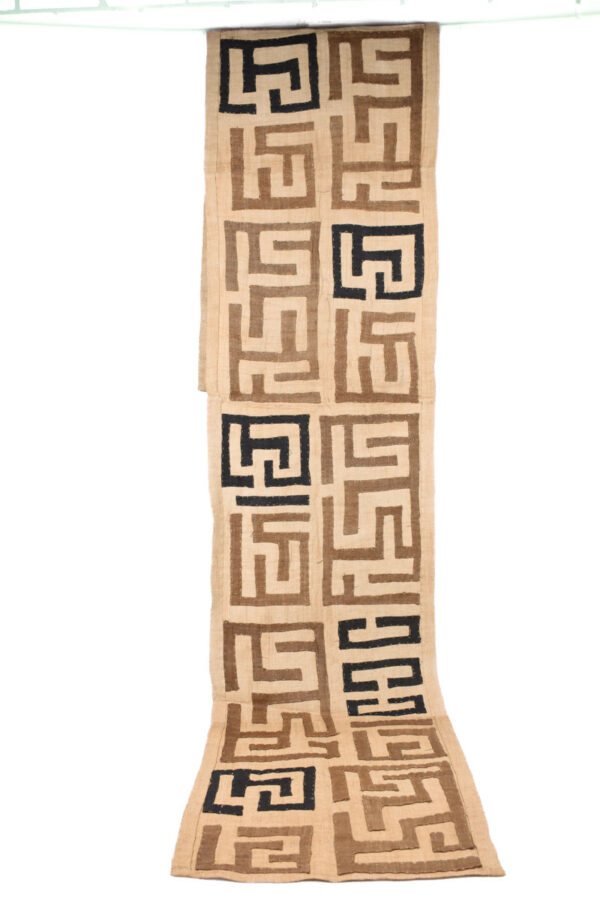 Textile - Cloth - Shoowa-Kuba - DR Congo 330 cm