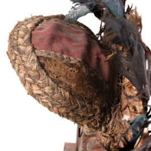Chihongo Mask - Feathers, Wood - Chokwe - DR Congo