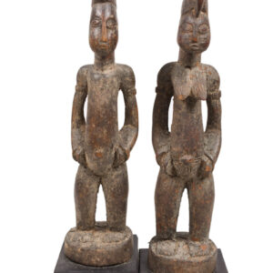 Ancestor Couple - Wood - Senufo - Ivory Coast