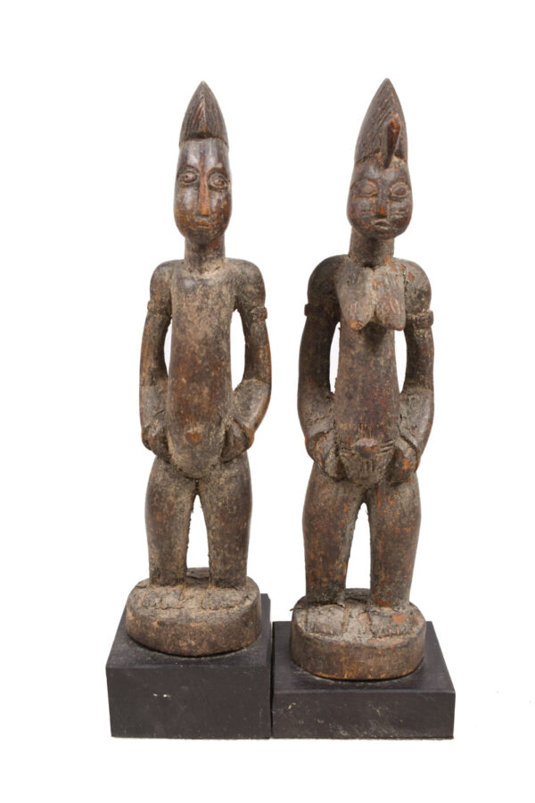Ancestor Couple - Wood - Senufo - Ivory Coast