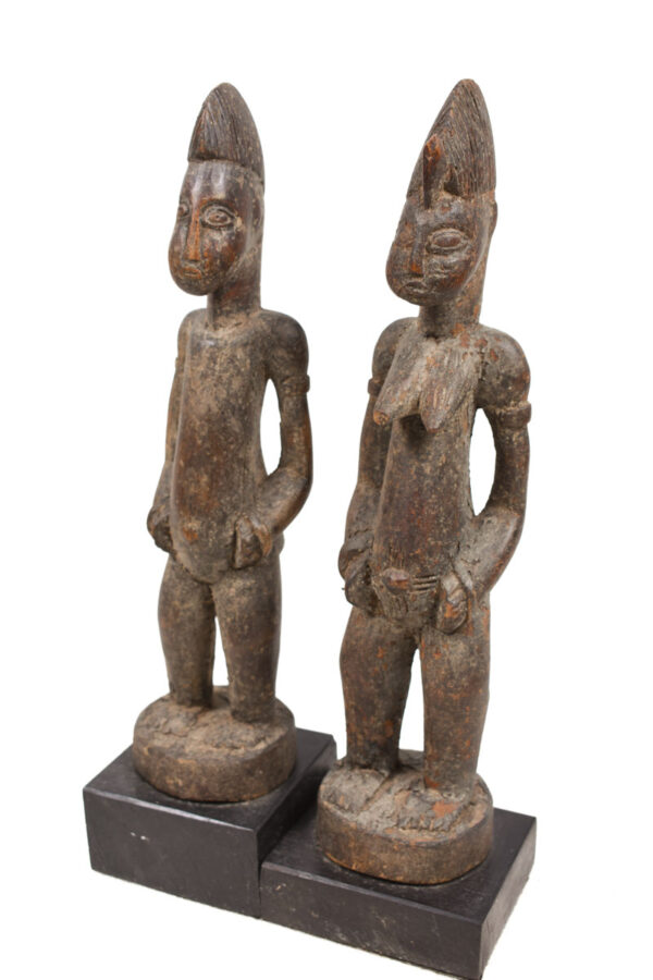 Ancestor Couple - Wood - Senufo - Ivory Coast