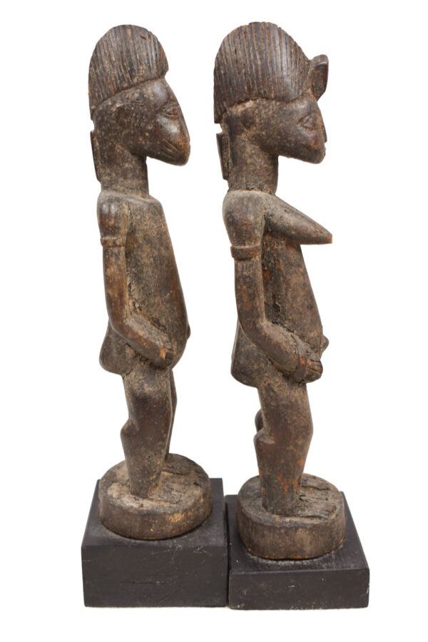 Ancestor Couple - Wood - Senufo - Ivory Coast