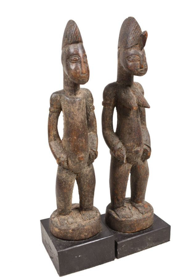 Ancestor Couple - Wood - Senufo - Ivory Coast
