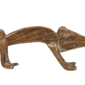 Chameleon Figure - Brass - Bobo - Burkina Faso