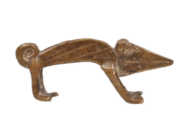 Chameleon Figure - Brass - Bobo - Burkina Faso