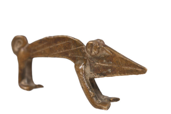 Chameleon Figure - Brass - Bobo - Burkina Faso