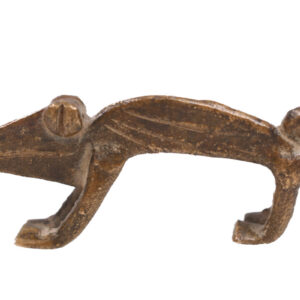 Chameleon Figure - Brass - Bobo - Burkina Faso