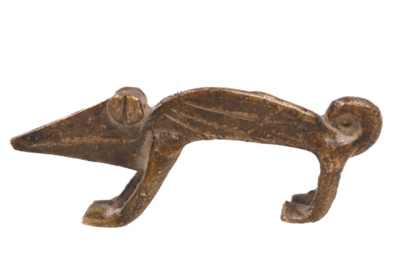 Chameleon Figure - Brass - Bobo - Burkina Faso