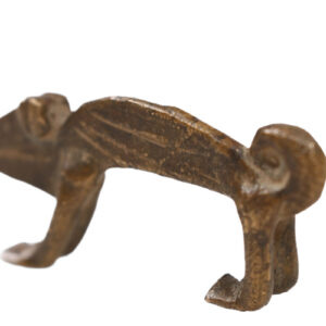Chameleon Figure - Brass - Bobo - Burkina Faso