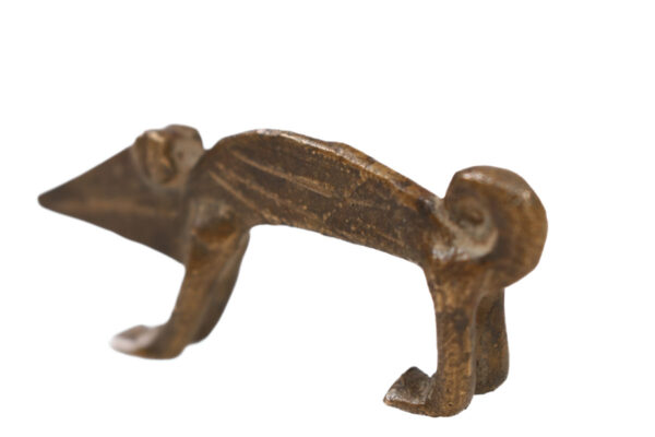 Chameleon Figure - Brass - Bobo - Burkina Faso