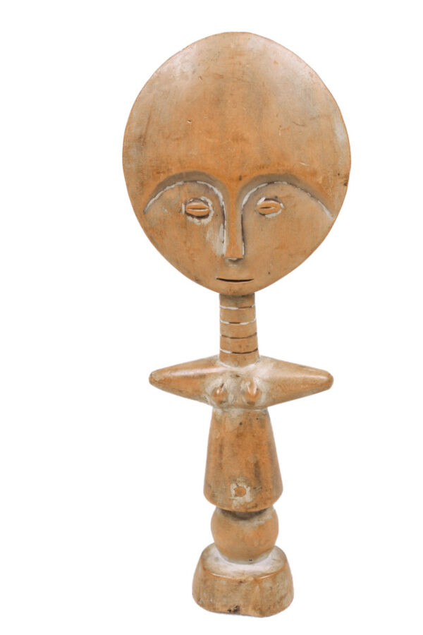 Fertility doll - Wood - Akuaba - Ashanti - Ghana