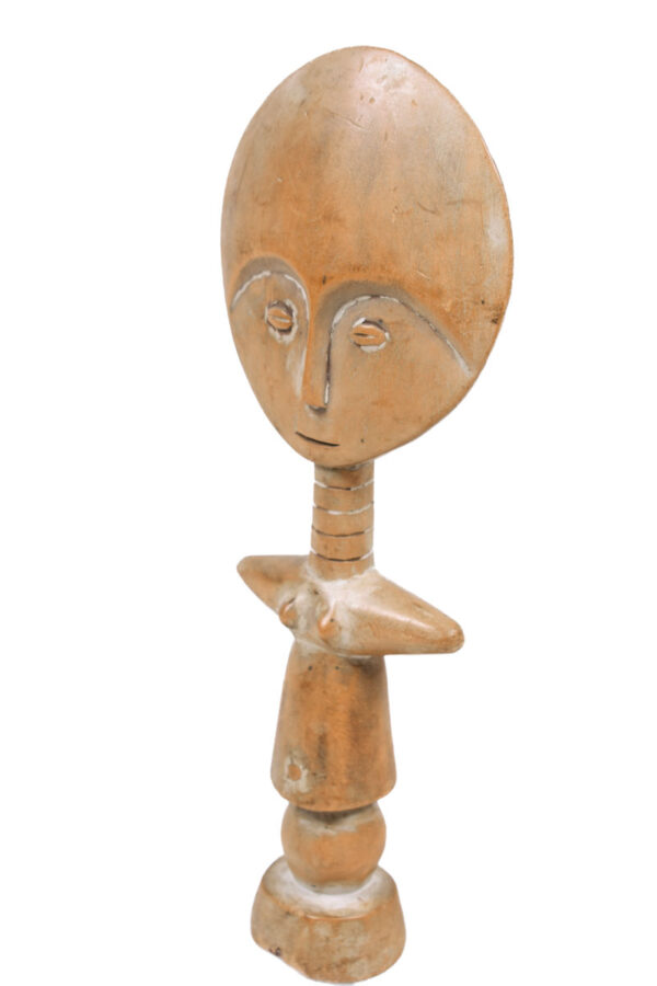 Fertility doll - Wood - Akuaba - Ashanti - Ghana