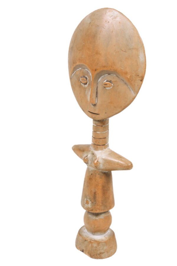 Fertility doll - Wood - Akuaba - Ashanti - Ghana