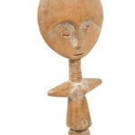 Fertility doll - Wood - Akuaba - Ashanti - Ghana