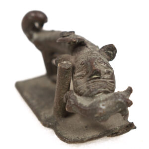 Leopard Figure - Bronze - Edo - Benin