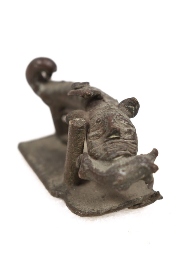 Leopard Figure - Bronze - Edo - Benin