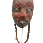 Beaded Mask - Beads, Wood - Bamileke - Grassland of Cameroon