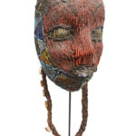 Beaded Mask - Beads, Wood - Bamileke - Grassland of Cameroon