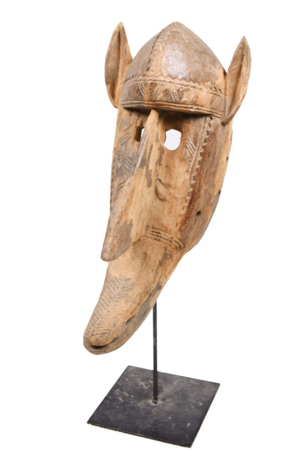 Hyena mask - Wood - Bambara - Mali