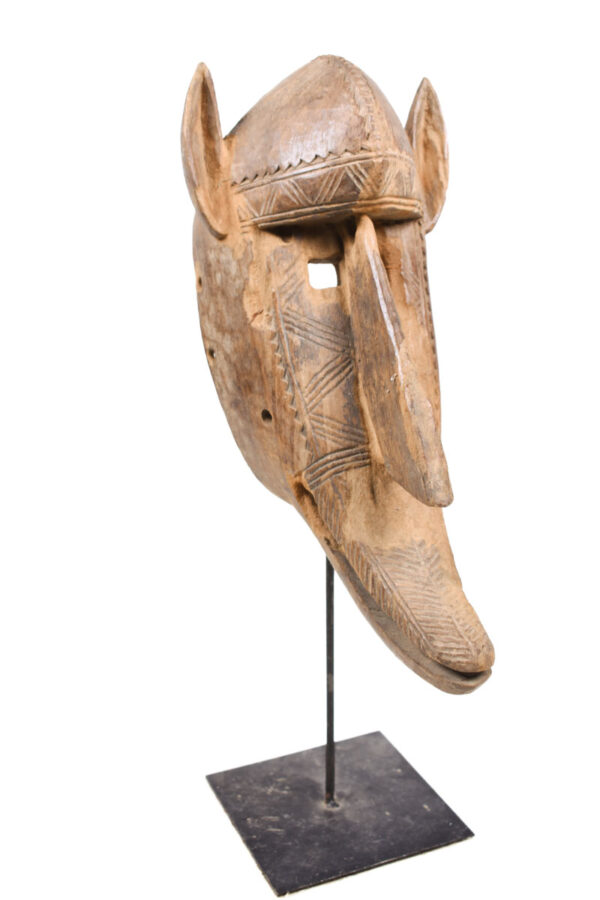 Hyena mask - Wood - Bambara - Mali