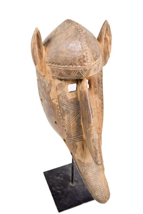 Hyena mask - Wood - Bambara - Mali