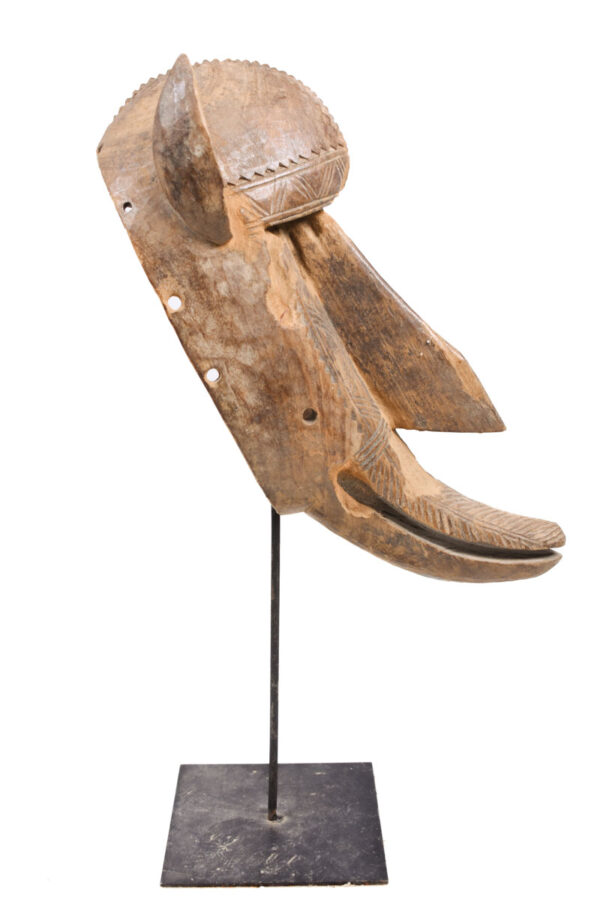 Hyena mask - Wood - Bambara - Mali