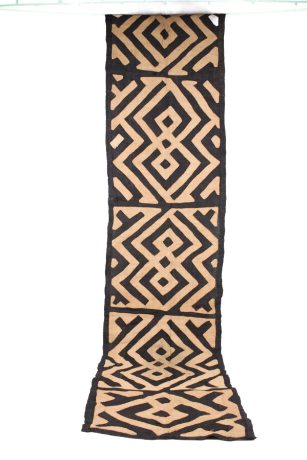 Textile - Cloth - Shoowa-Kuba - DR Congo 340 cm