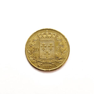 France 20 Francs 1817-A Louis XVIII