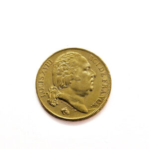 France 20 Francs 1817-A Louis XVIII