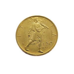 Italy 50 Lire 1933 Vittorio Emanuele III