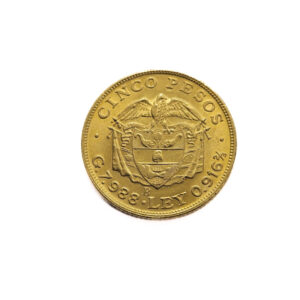 Colombia 5 Peso 1924 Simon Bolivar