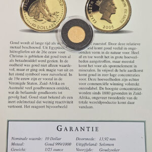 Solomon Islands 10 Dollars 2005 Prospecting for Gold - Elizabeth II