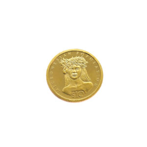 Nauru 10 Dollars 2007 Micronesian Population - 1/25 Oz.