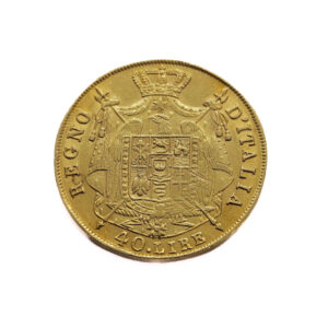 Italy 40 Lire 1814-M Napoleon