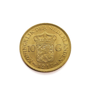 Nederland 10 Gulden 1917 Wilhelmina