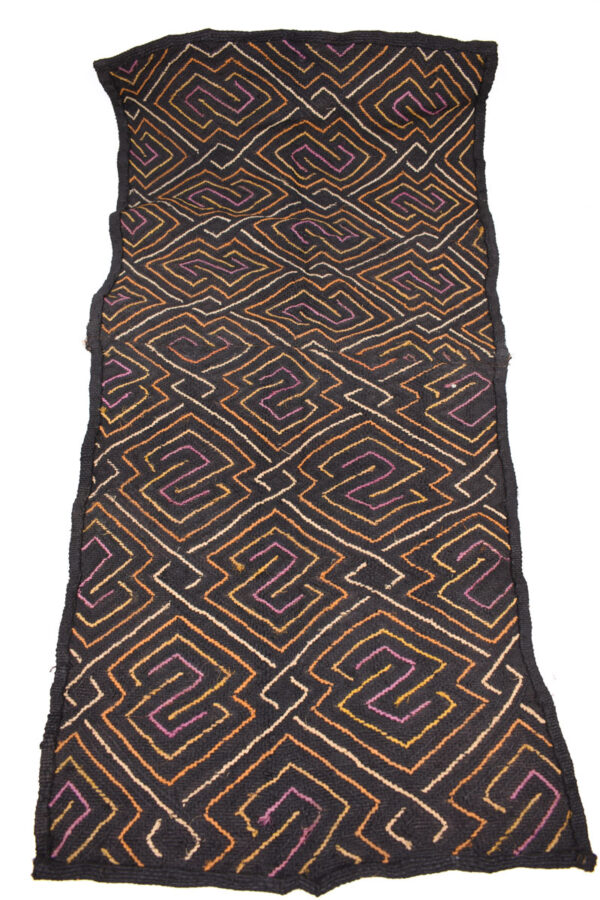 Textile - Cloth - Shoowa-Kuba - DR Congo 120 cm