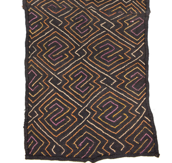 Textile - Cloth - Shoowa-Kuba - DR Congo 120 cm