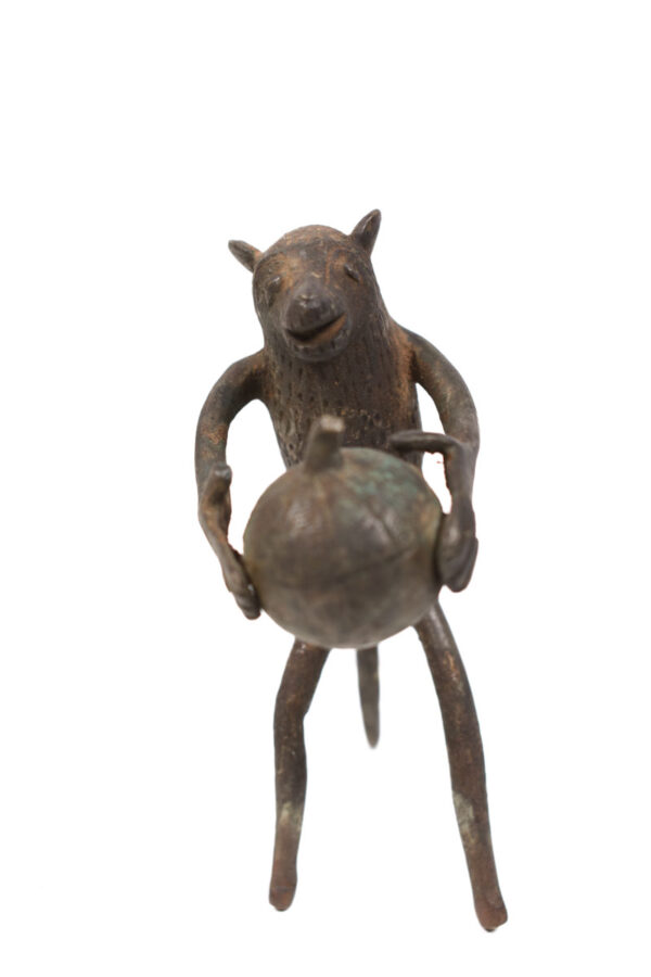 Leopard Figure - Bronze - Edo - Benin