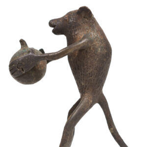 Leopard Figure - Bronze - Edo - Benin