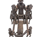 King Figure presentation - Bronze - Bamun - Cameroon