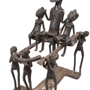 King Figure presentation - Bronze - Bamun - Cameroon