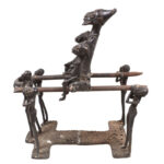 King Figure presentation - Bronze - Bamun - Cameroon