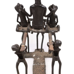King Figure presentation - Bronze - Bamun - Cameroon