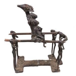 King Figure presentation - Bronze - Bamun - Cameroon