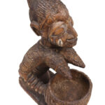 Divination bowl figure - Wood - Yoruba - Nigeria