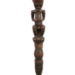 Fly whisk - Wood - Baule - Ivory Coast