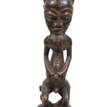 Ancestor figure - Baule - Wood - Ivory Coast