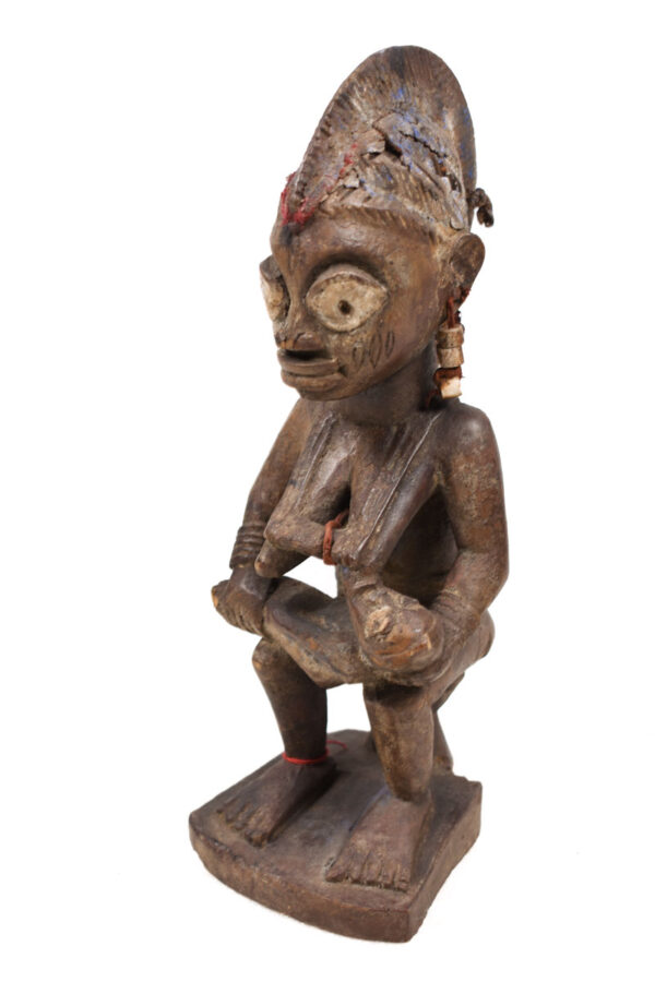 Maternity figure - Wood - Yoruba - Nigeria