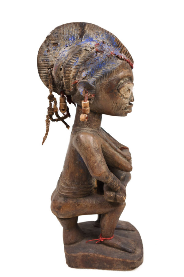 Maternity figure - Wood - Yoruba - Nigeria